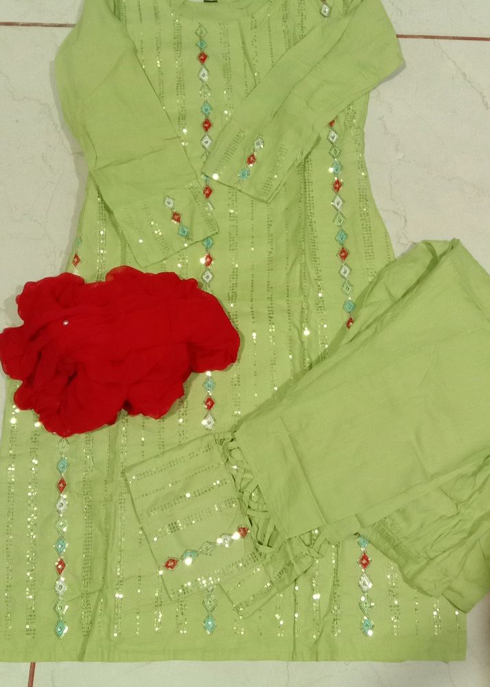 Kurta Set With Dupatta