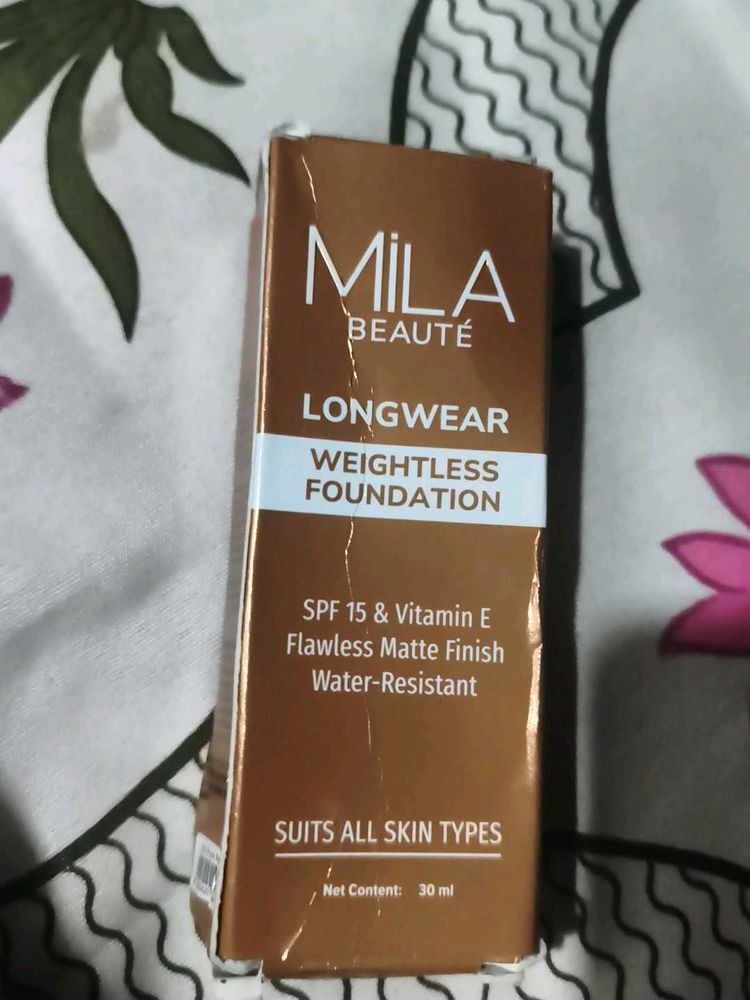 Mila Beaute Longwear Foundation