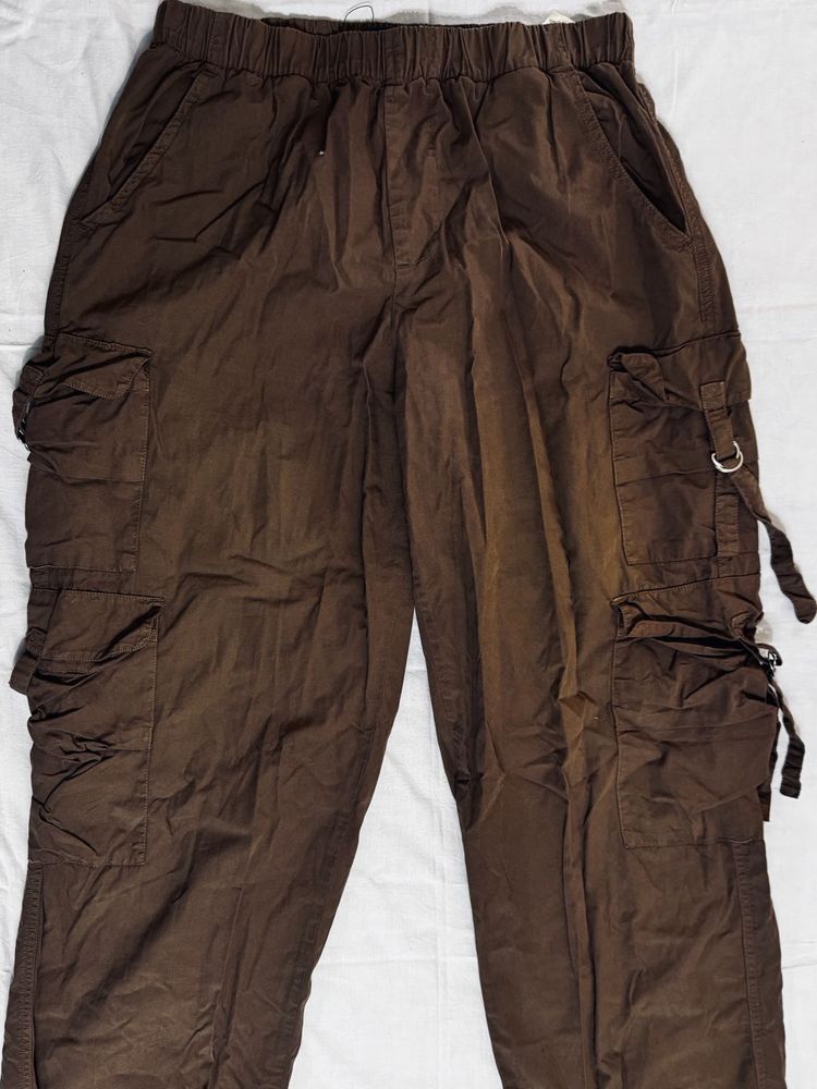 Brown Cargo Pants