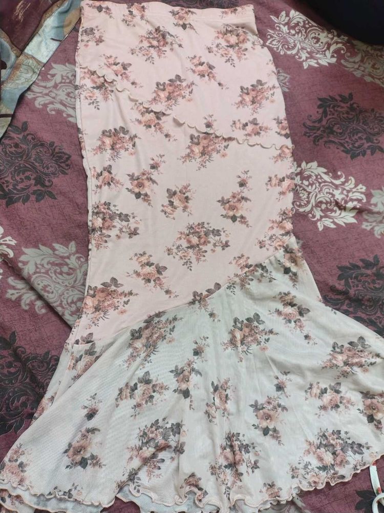 Floral Mermaid Skirt