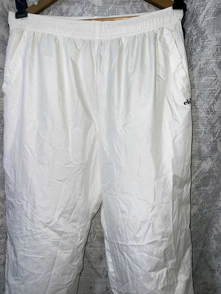 Ellesse White Track Pants