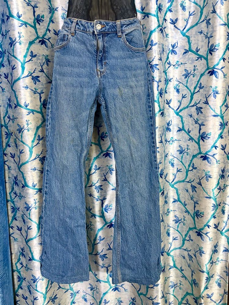 Zara Light Wash Bootcut Jeans