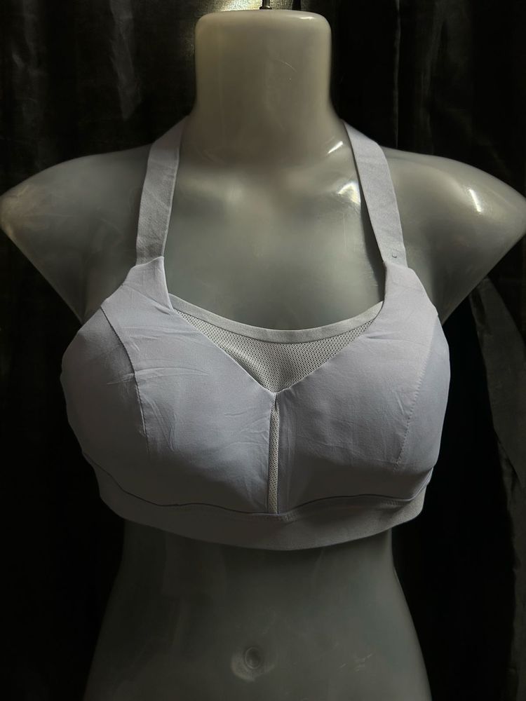 Comfortable White Sports Bra