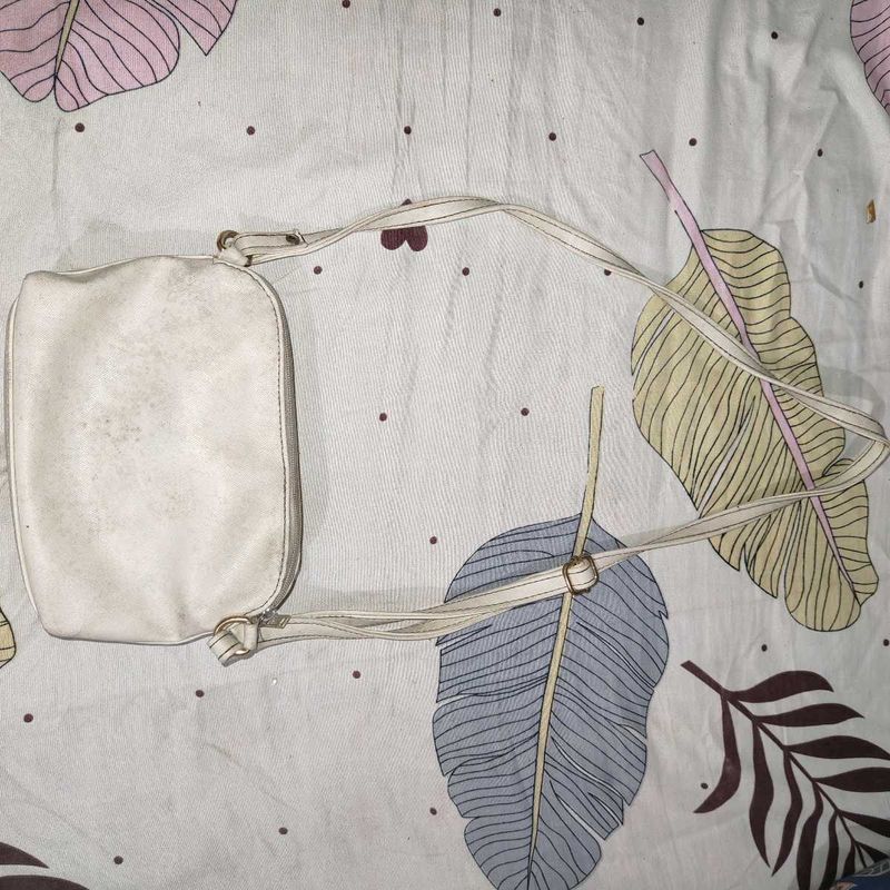 Chic White Crossbody Bag