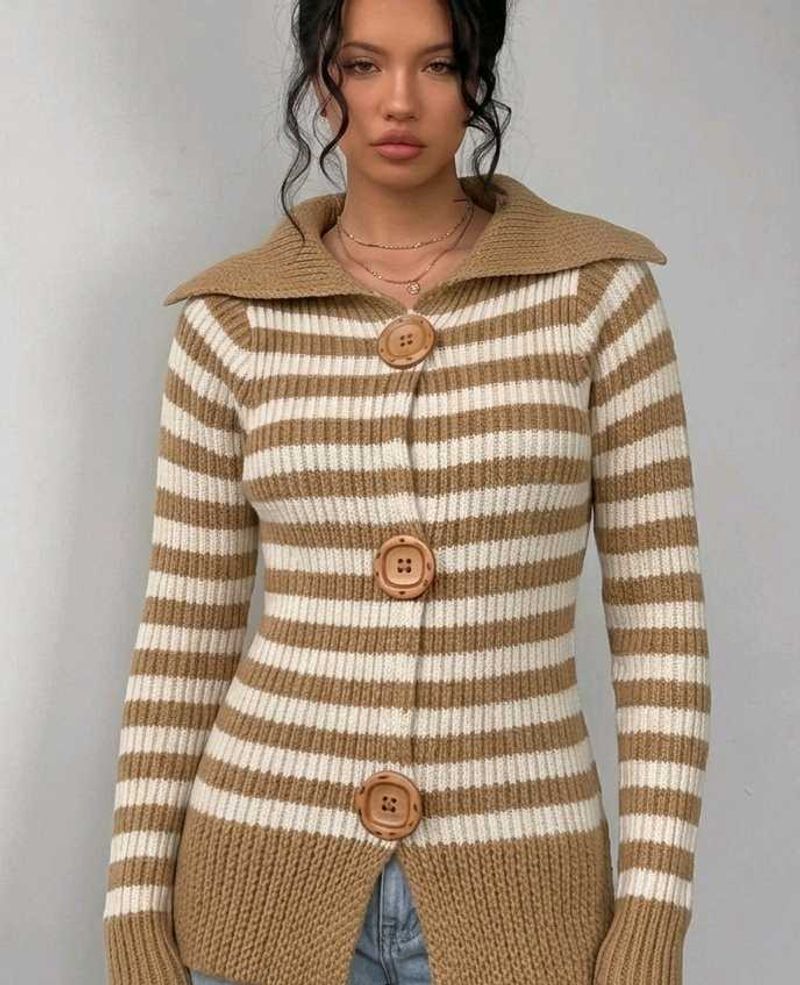 fix [high quality] woolen big collar sweater