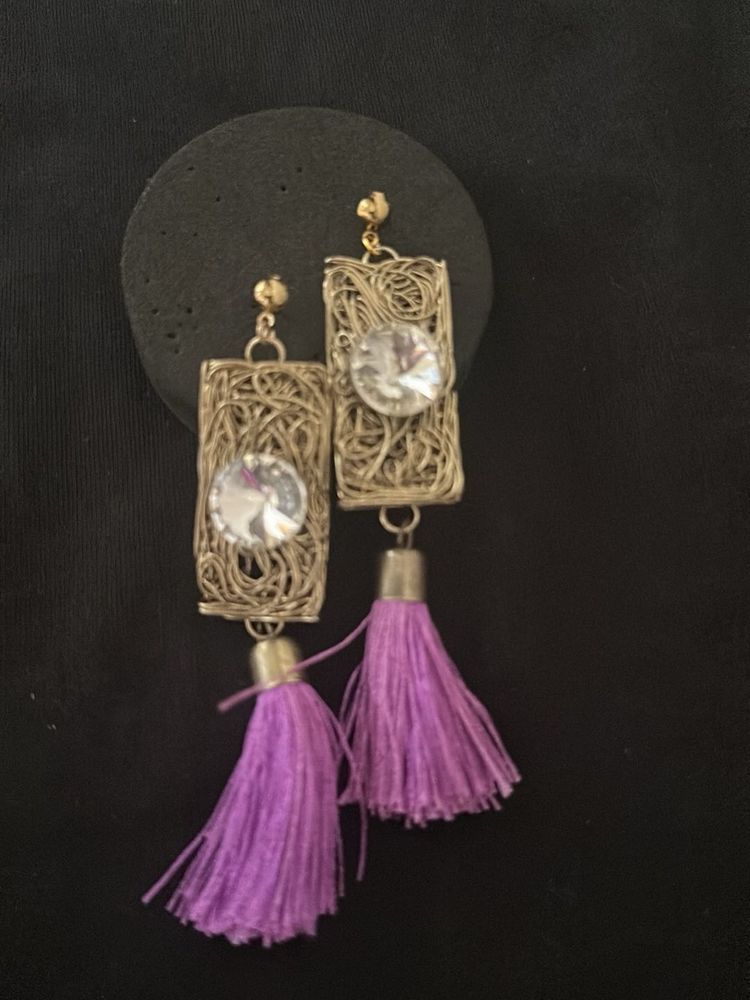 Elegant Tassel Drop Earrings