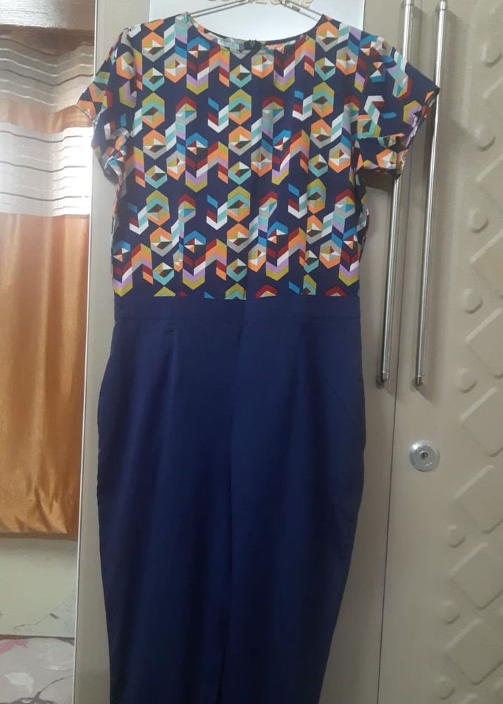 Stylish Geometric Print Jumpsuit