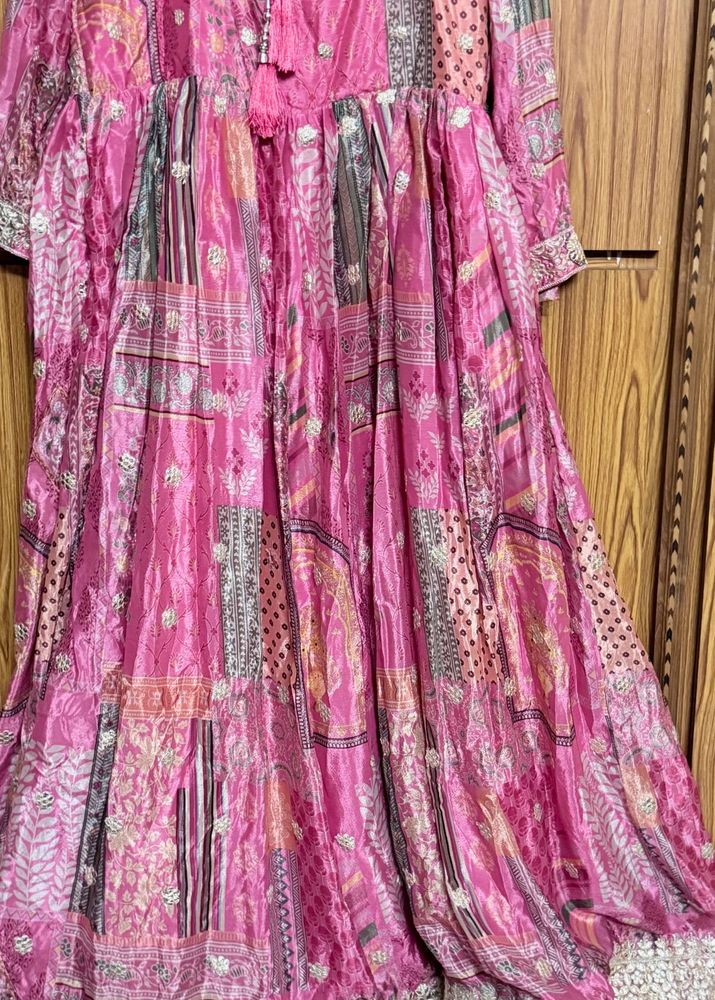 Pink Patchwork Dress