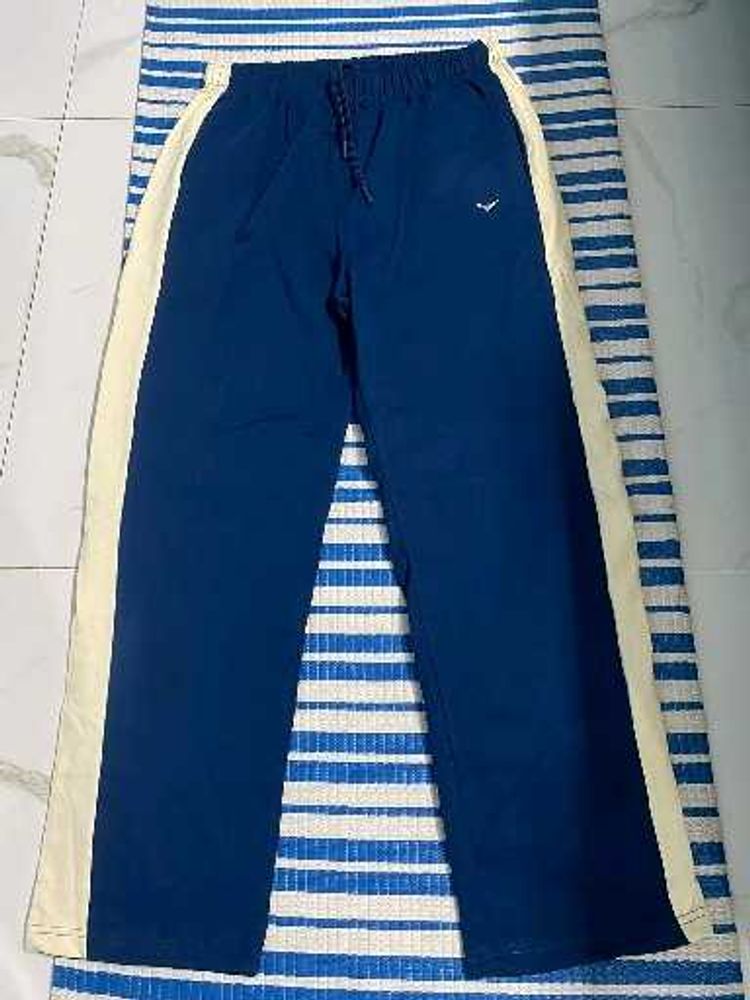 Men's Blue &amp; Cream Track Pants