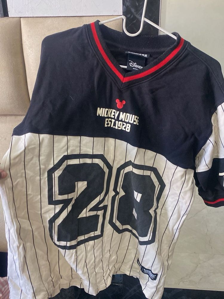 Vintage Mickey Mouse Baseball Jersey