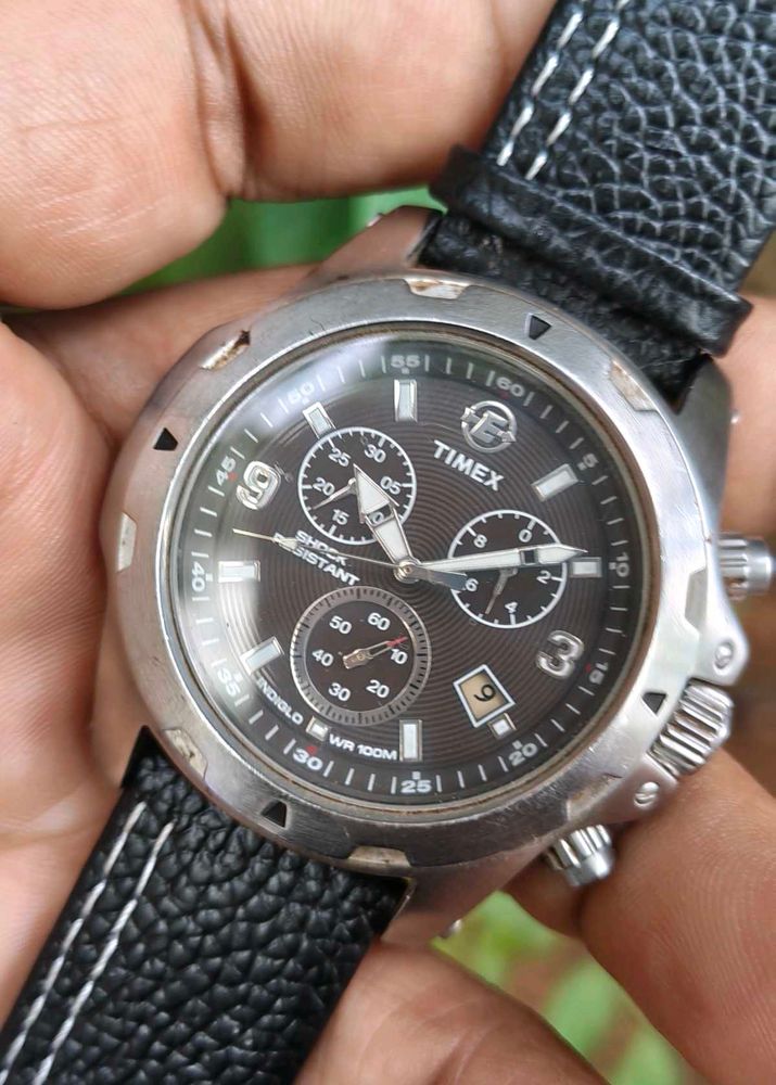 Timex Chronograph Watch As it is condition