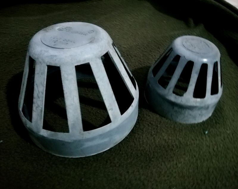 2 Drainage Waste PVC Air Cowl Vent