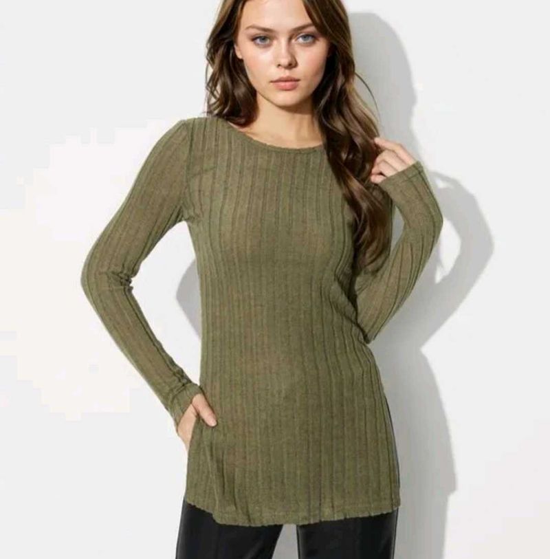 Savana Olive Green Top
