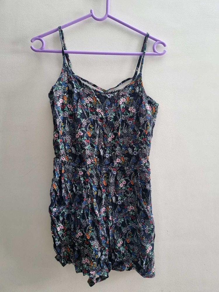 Floral Print Jumpsuit