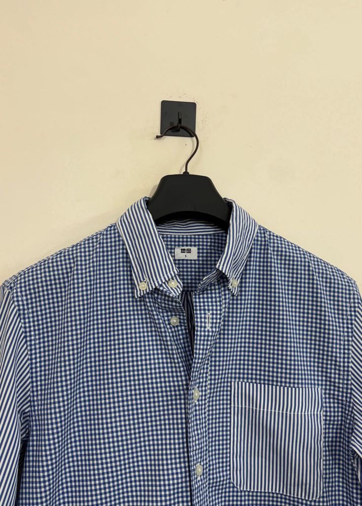 Classic Blue Gingham Shirt