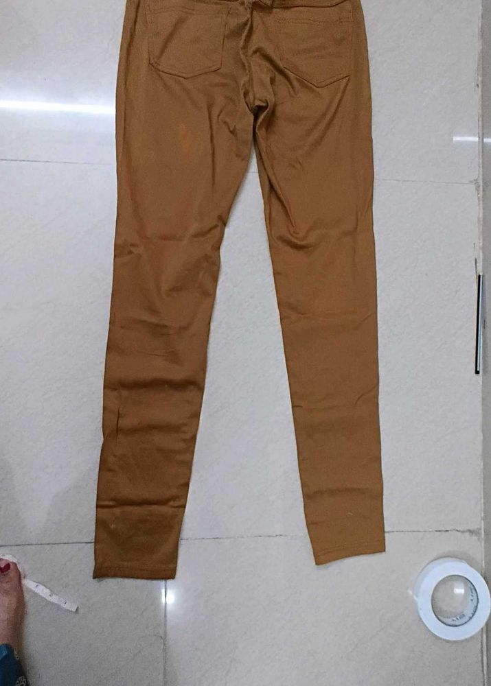 Brown Jeggings For Size 32 "