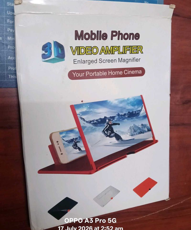 3D Mobile Phone Video Amplifier Screen Magnifier