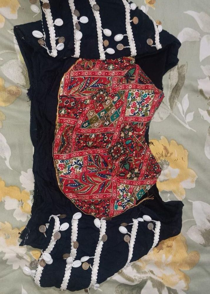 Boho Patchwork Ethnic Gown