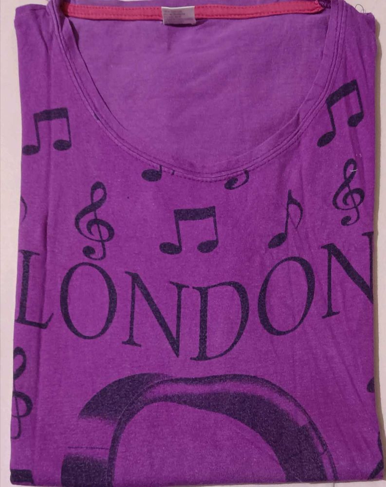 Purple London Music T-Shirt