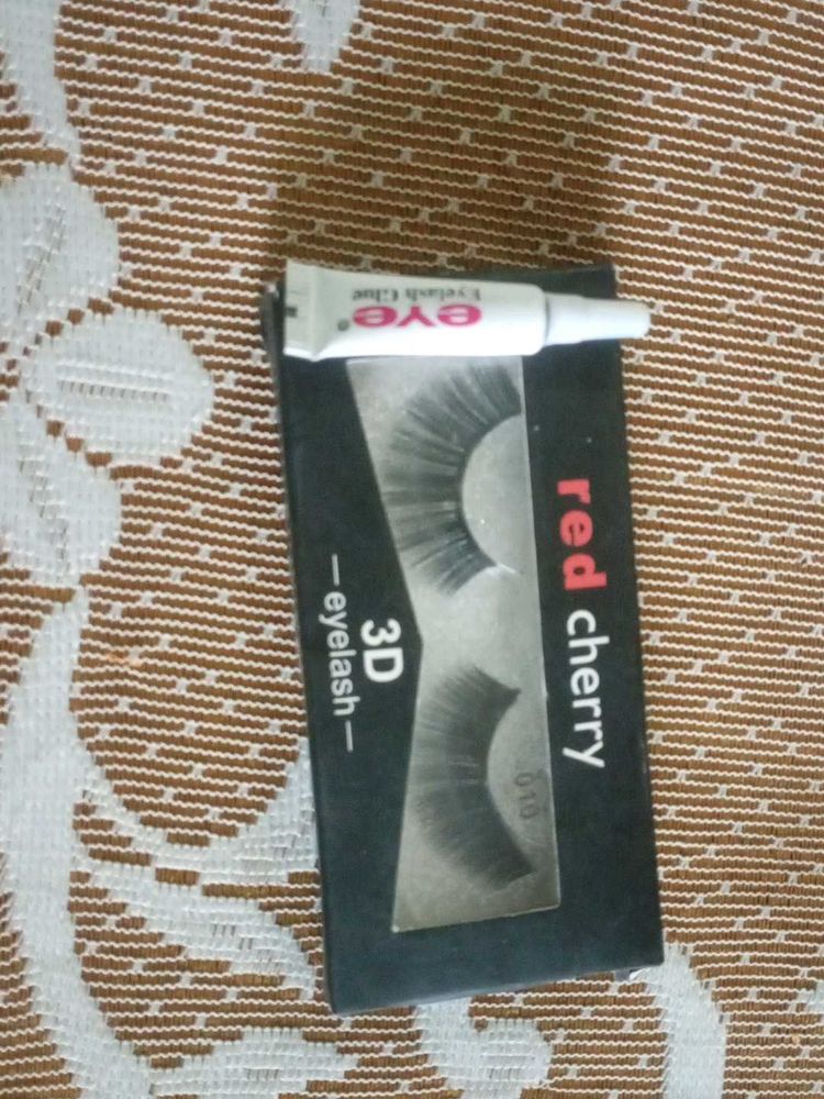 Red Cherry 3D False Eyelashes with Glue