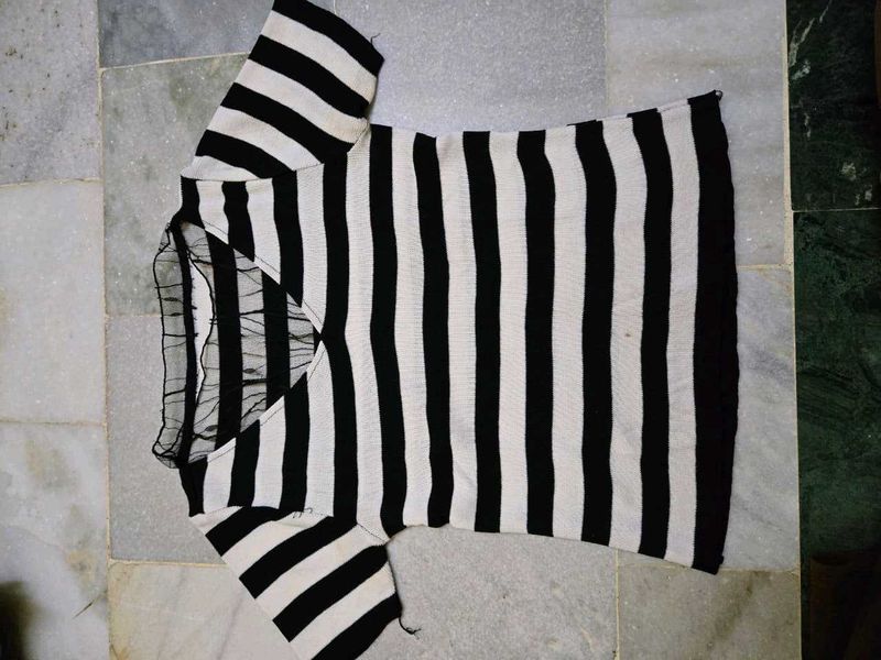 Chic Striped Tunic Top