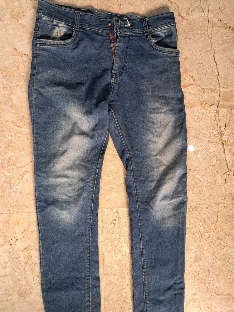 Stylish Blue Denim Jeans