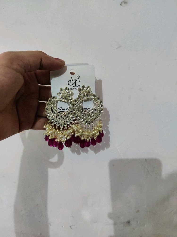 Elegant Jhumka Earrings (2 earring)