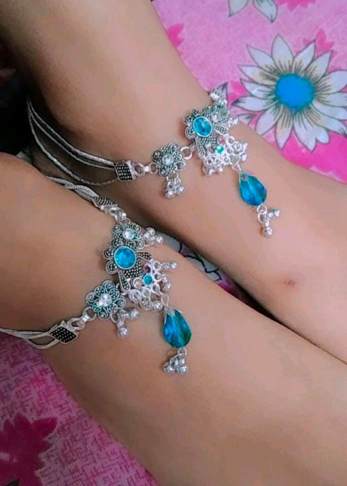 Turquoise Stone Anklets🎉🎊