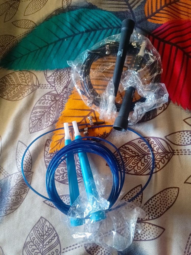 Skipping Thread Two Rope For Exercise