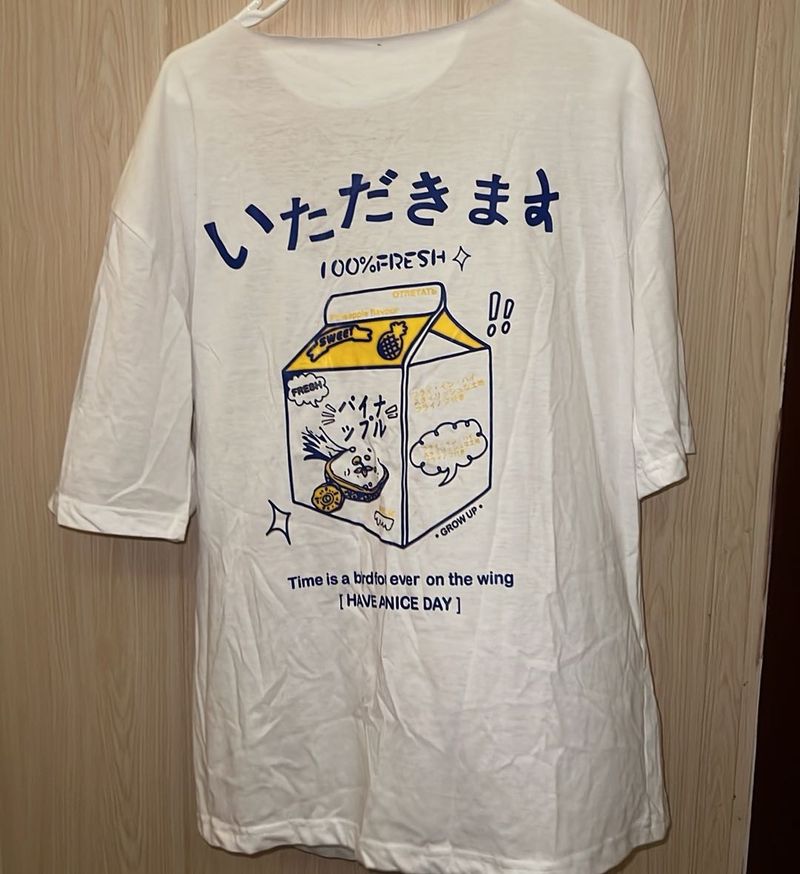 Cute Japanese Milk Carton Graphic Tee