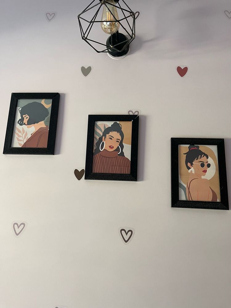 Set of 3 Framed Wall Art Prints