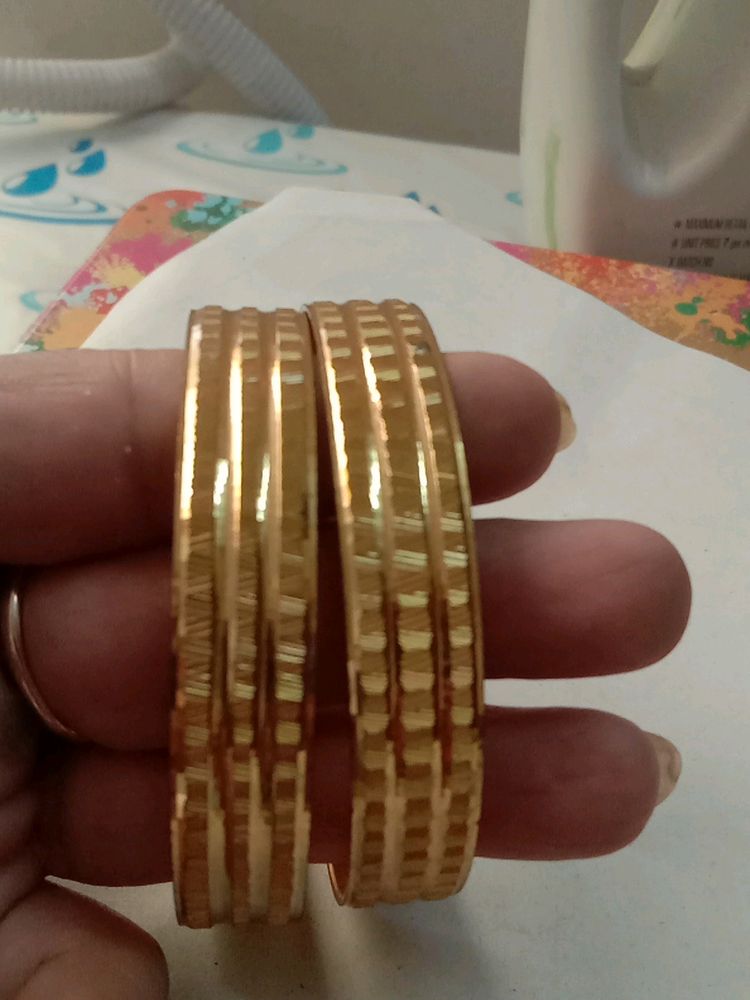 Women Bangles Gold Polish Bangle