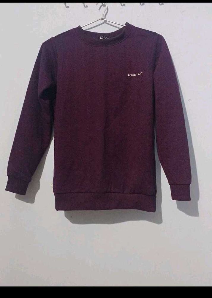 Burgundy and sea blue Sweatshirt combo
