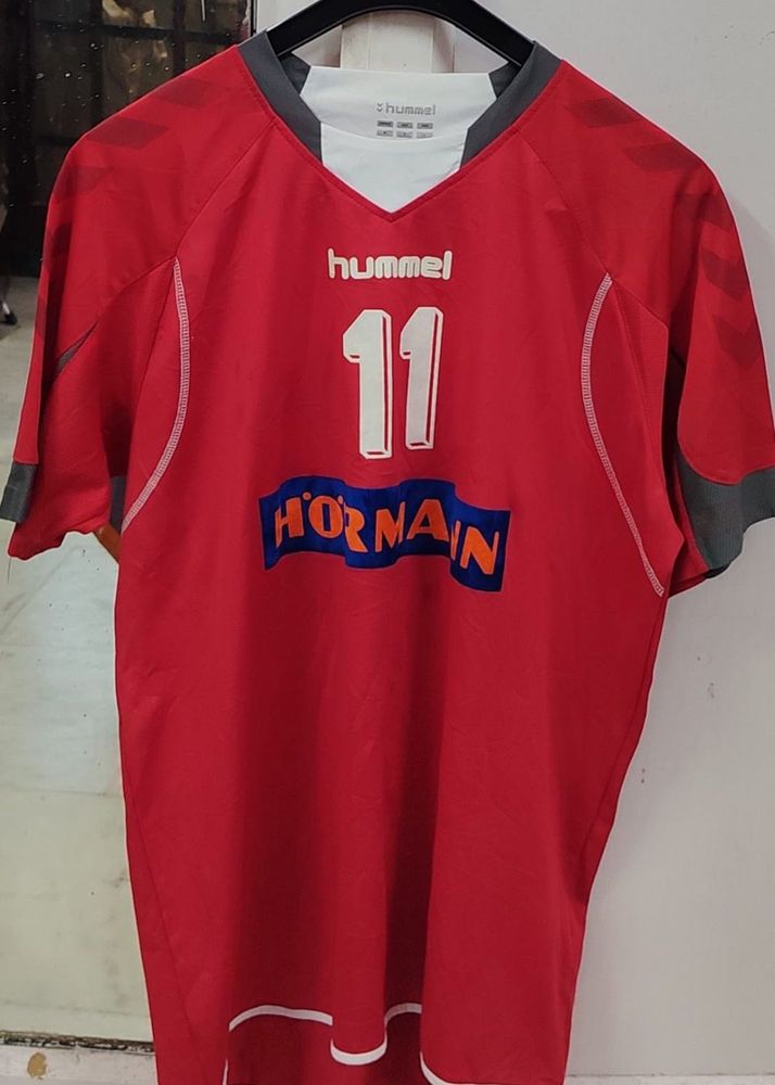 Hummel Red Jersey with Number 11