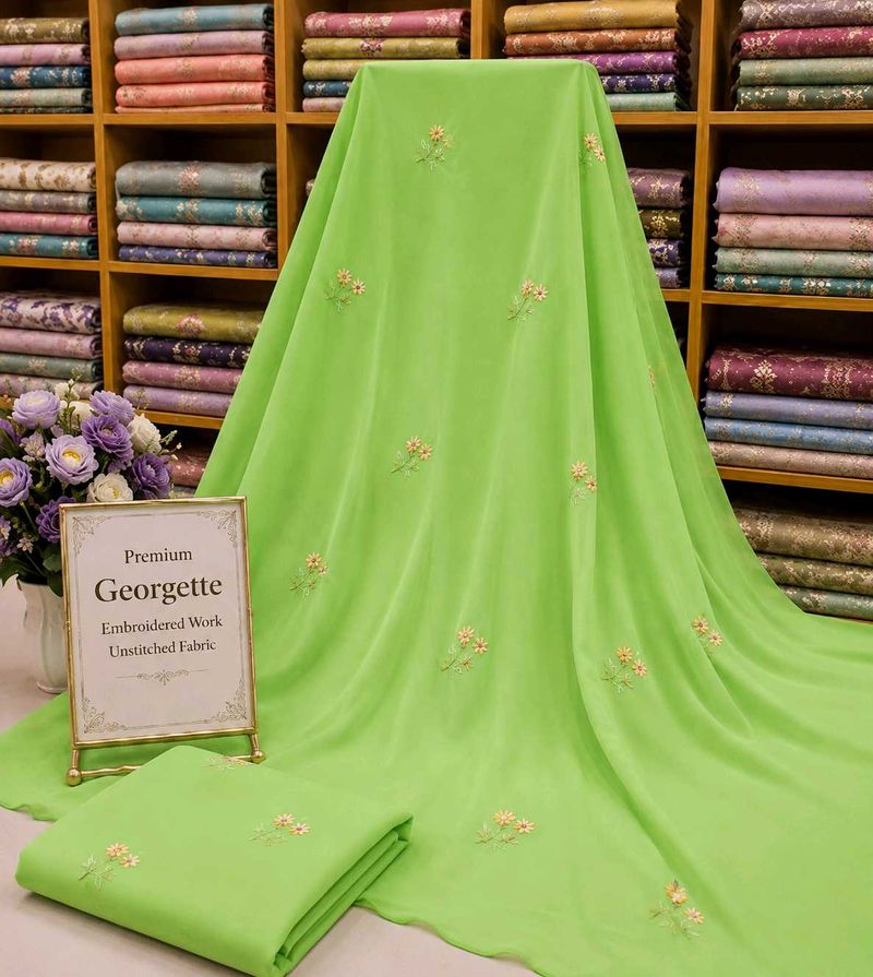 🇳🇿💫🎀Premium Georgette Embroidered Unstitched