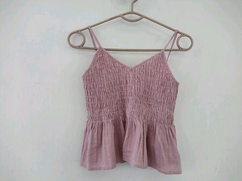 Pink Softcore Peplum