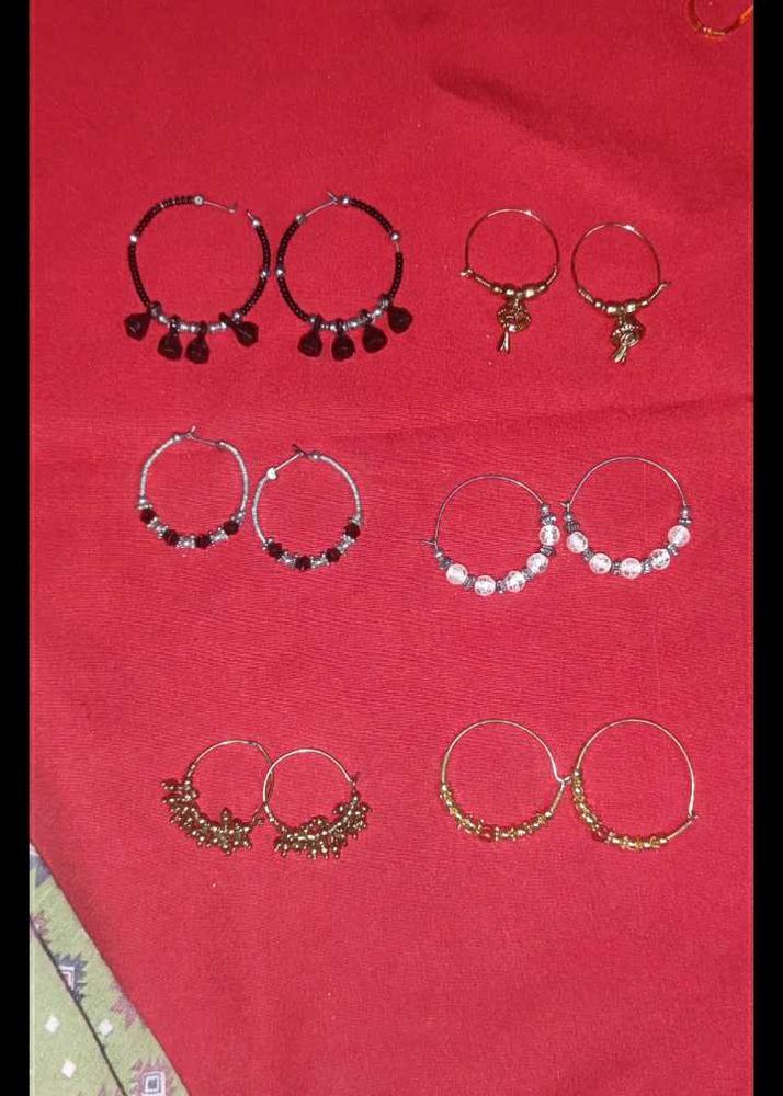 Assorted Hoop Earrings Collection
