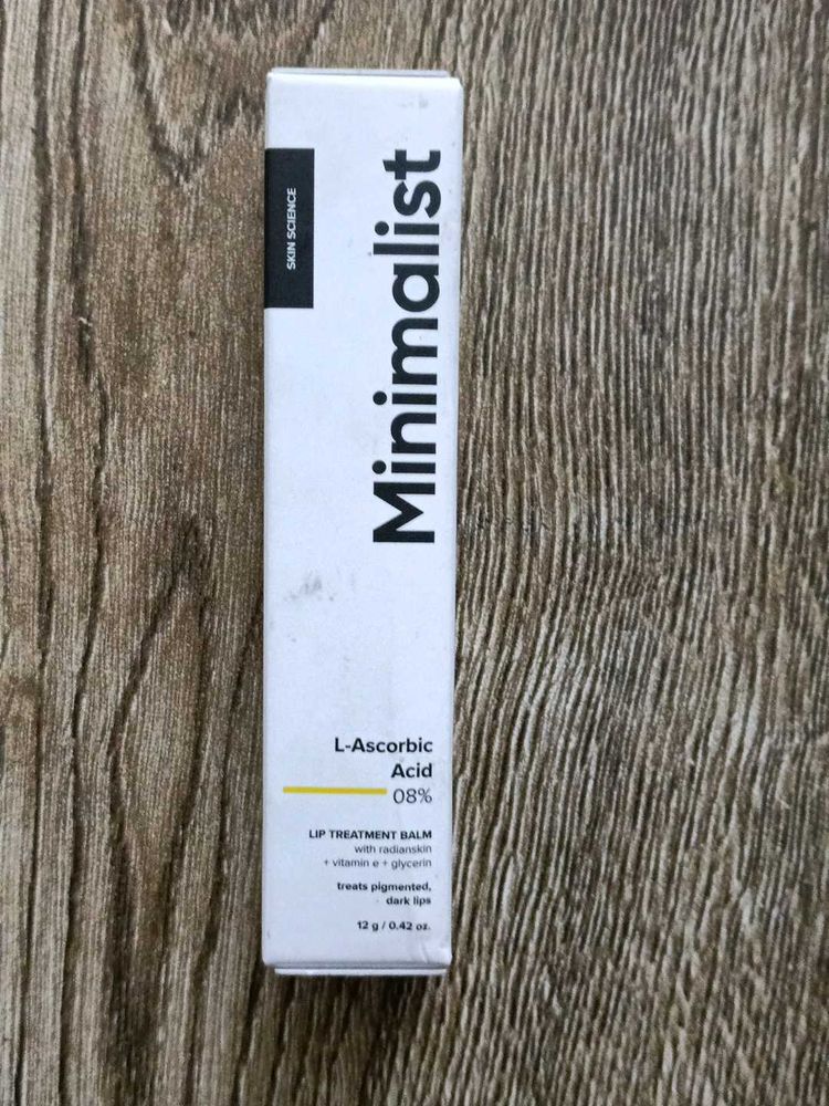 Minimalist L-Ascorbic Acid Lip Balm