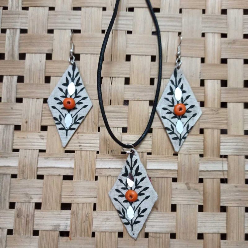 Fabric Jewelry Set