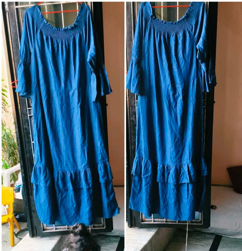 Very Amazing Denim Maxi Dress