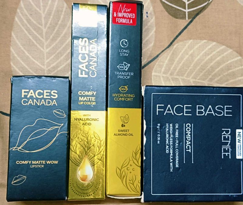 FACES CANADA Comfy Matte Lipsticks &amp; Renee Compact
