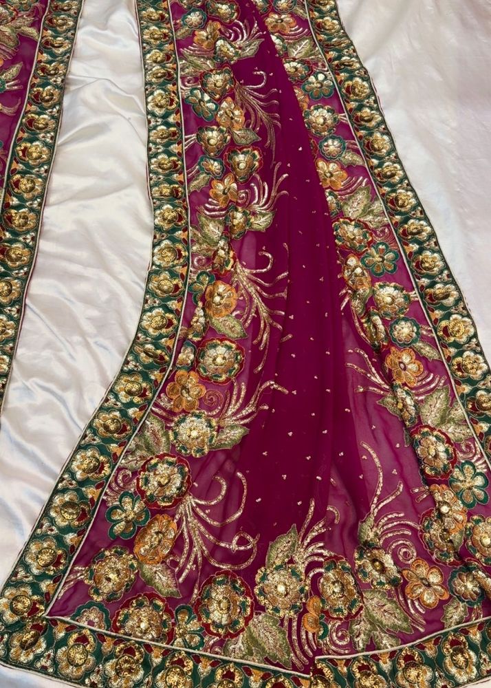 Embroidered saree