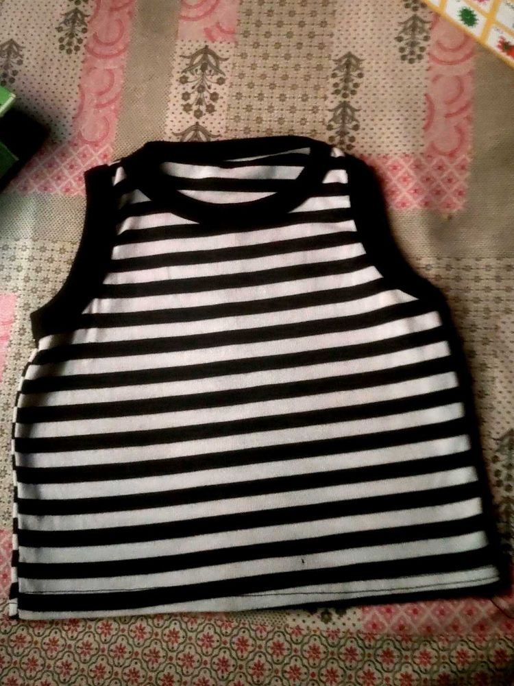 Striped Sleeveless Top for Girls