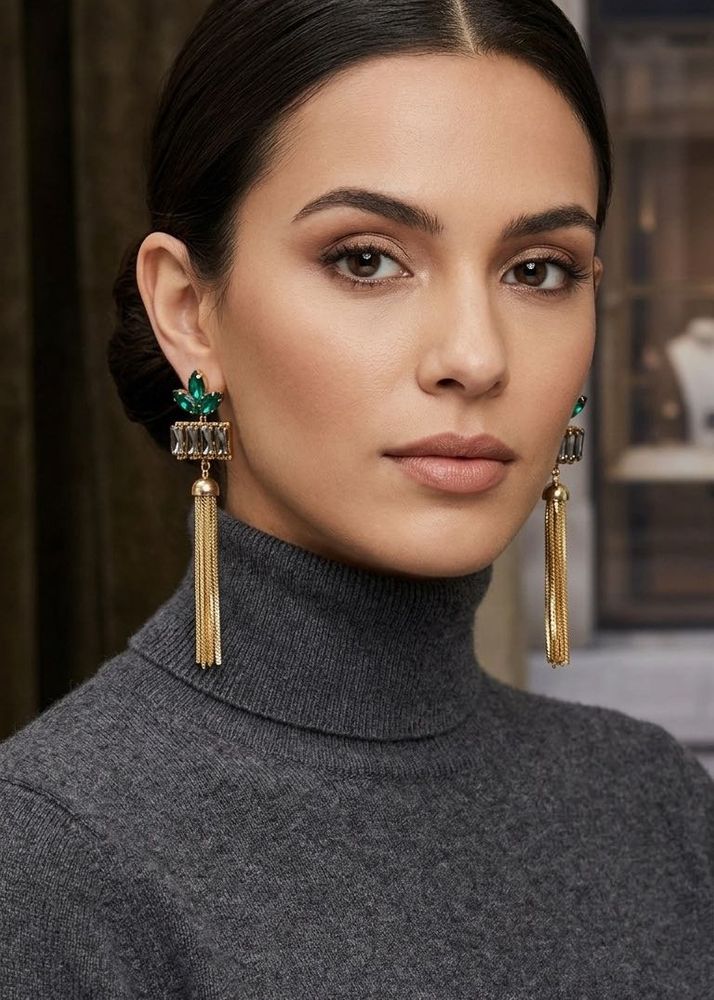 Elegant Tassel Drop Earrings