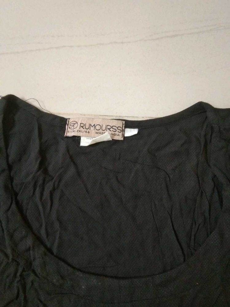 Rumours Black kurta