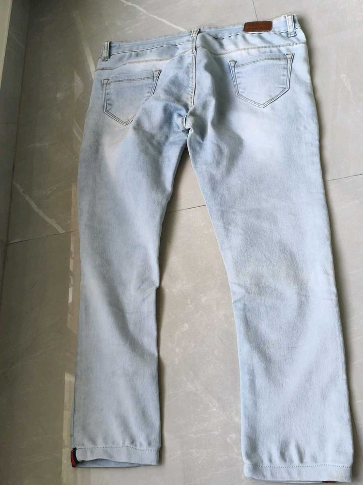 Light Wash Denim Jeans