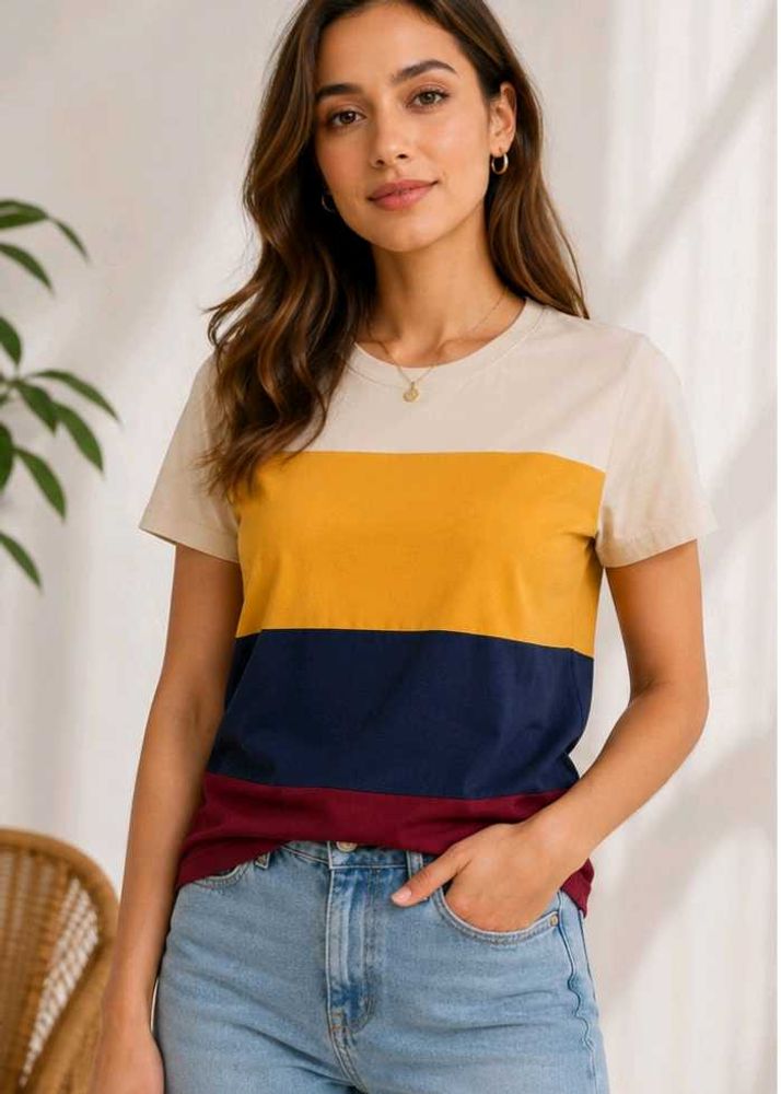 Max Colorblock Casual T-Shirt