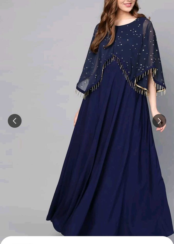Never worn Blue Full Length Gown