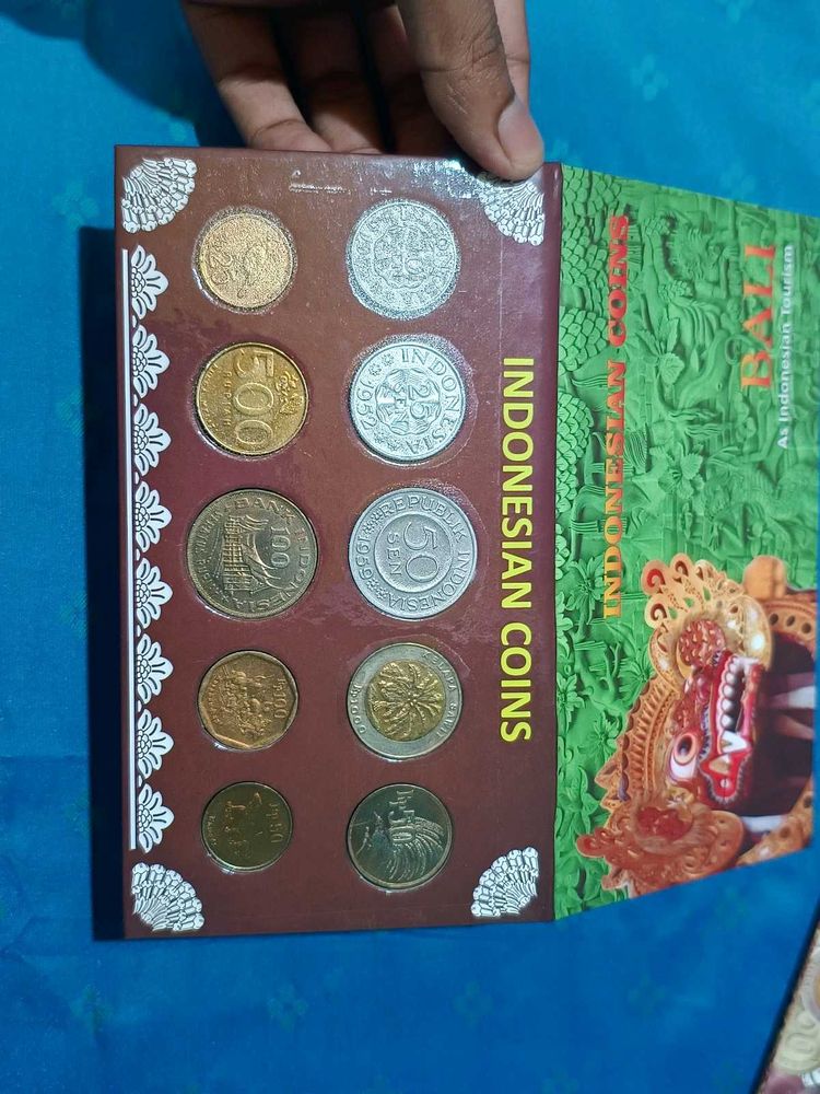 Indonesia Coin Set With Original Cover, Foreign Co