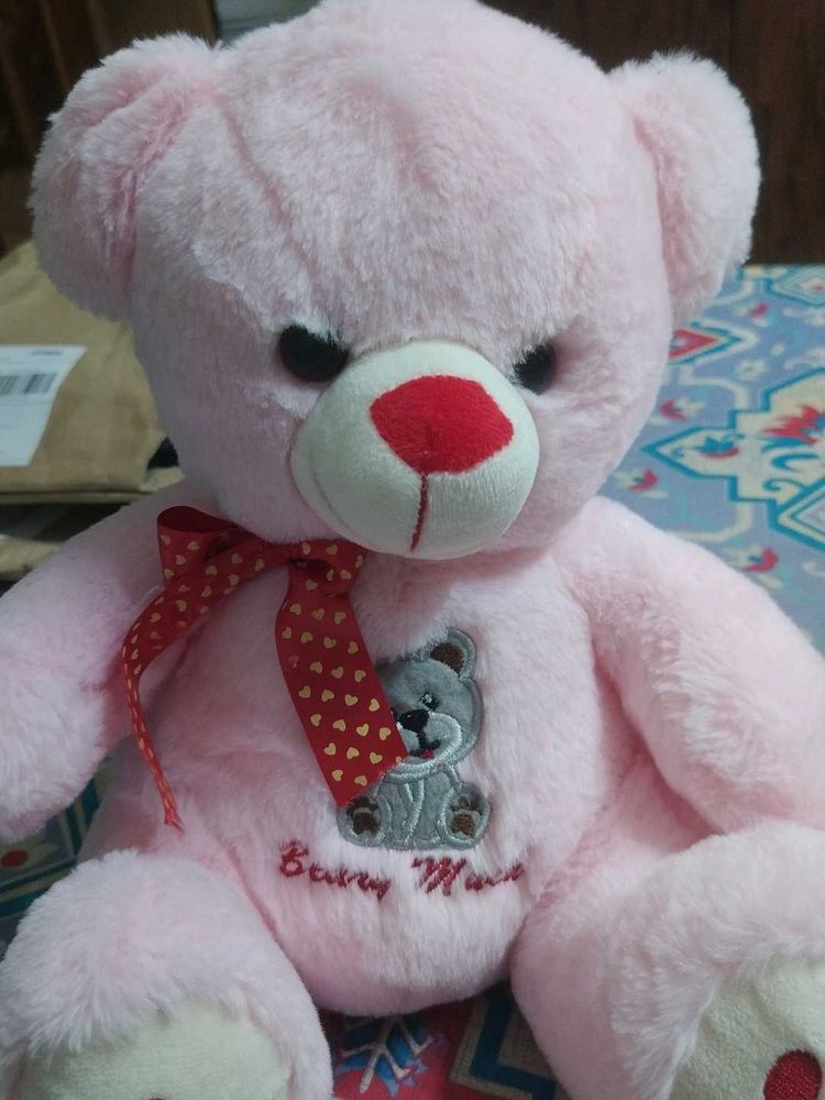 Pink Teddy Bear Toy